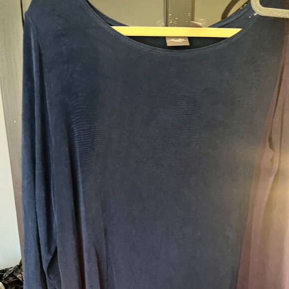 3 Chico's Tank Tops  - Blue - Purple and Silver - Picture 4 of 14